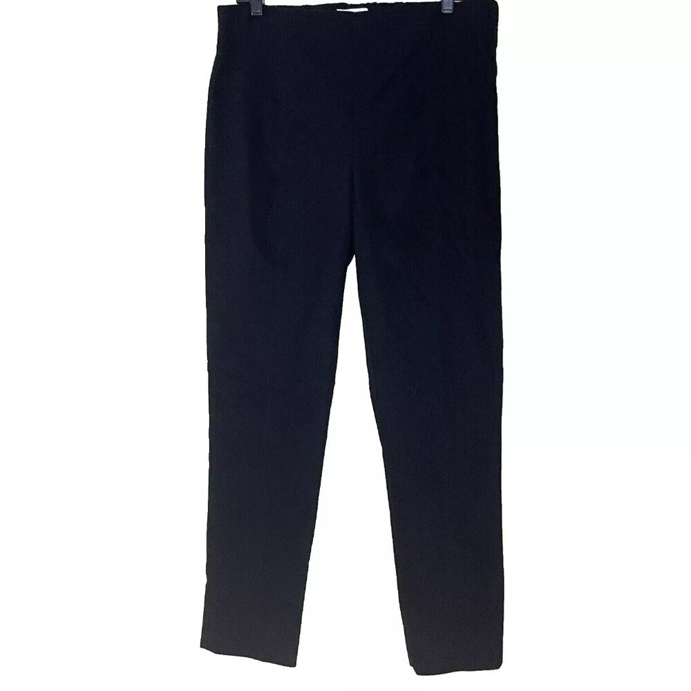 MM Lafleur Black Foster Women Pants 1X Stretch Business Casual Capsule Old Money - Picture 3 of 12